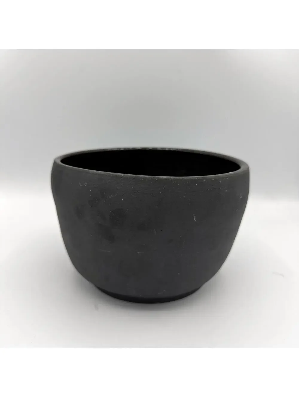 Handcrafted Black Ceramic Bowl - Modern Artistry